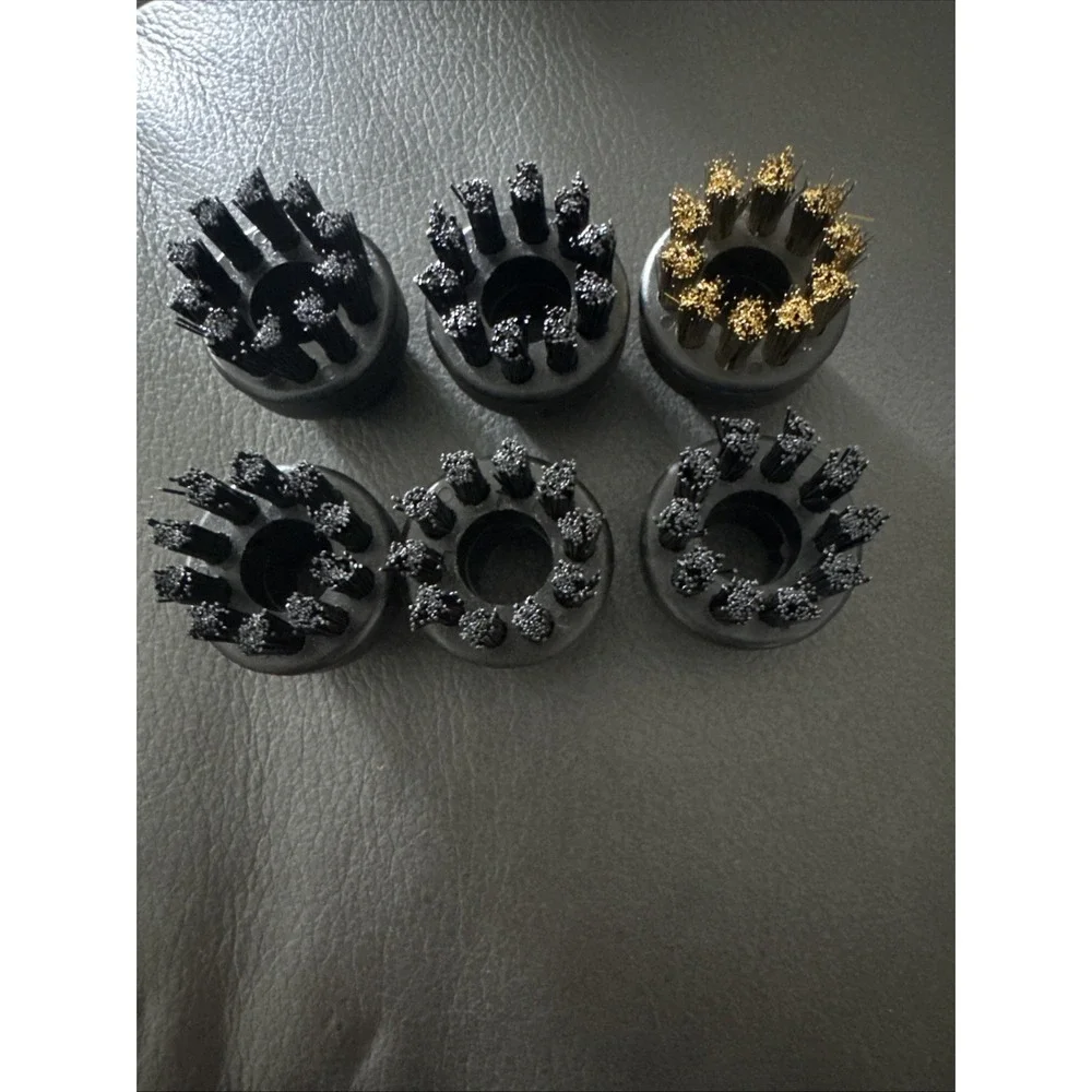6 Piece Round Brush & Wire Set for Dupray Steam Cleaner Cleaning Accessories NEW